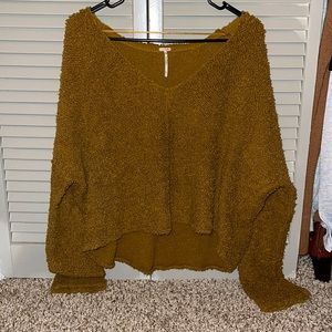 Free People Cropped Sweater
